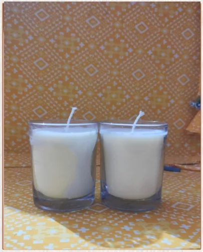 Soya Glass Candle